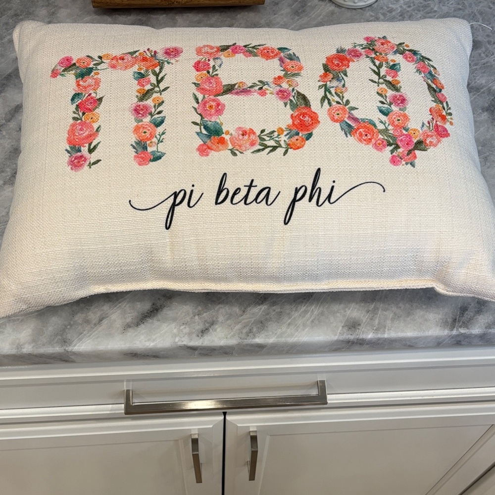 Pi Beta Phi Sorority Decorative Pillow - Picture 3 of 3